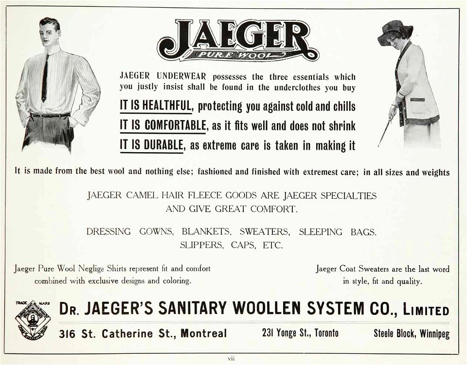 Dr. Jaeger's Sanitary Woolen System Co.