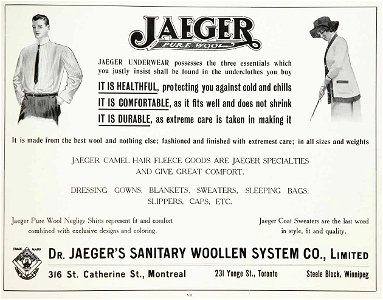 Dr. Jaeger's Sanitary Woolen System Co.