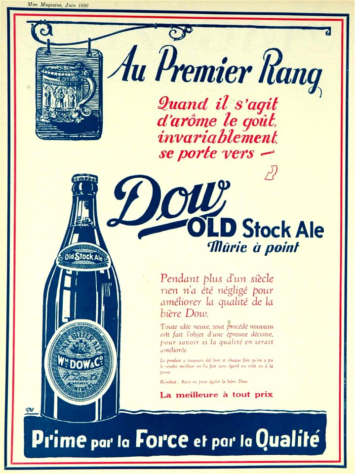 Dow Old Stock Ale