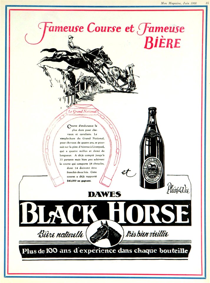 Bière Black Horse