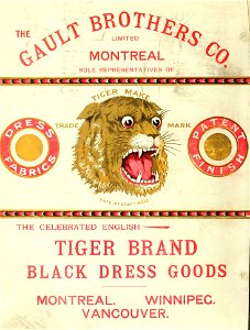 Tiger Brand Black Dress Goods - Gault Brothers Co.