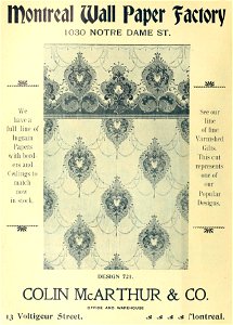 Montreal Wall Paper Factory - Colin McArthur & Co.