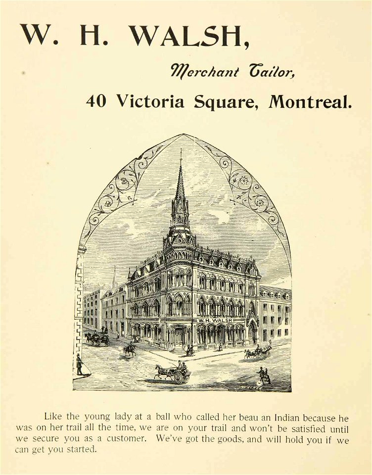 W. H. Walsh, Merchant Tailor