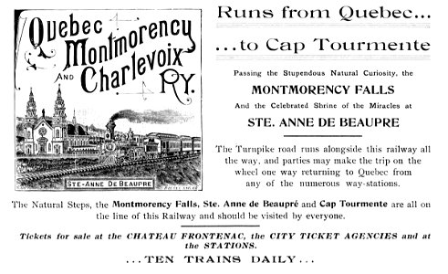 Quebec, Montmorency and Charlevoix Railway photo