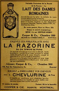 Lait des dames romaines, Razorine & Chevlurine - Cooper & Cie