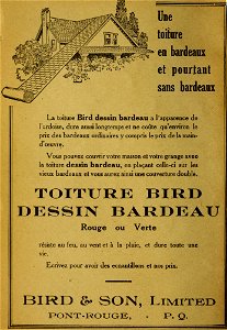 Toiture Bird dessin bardeau - Bird & Son