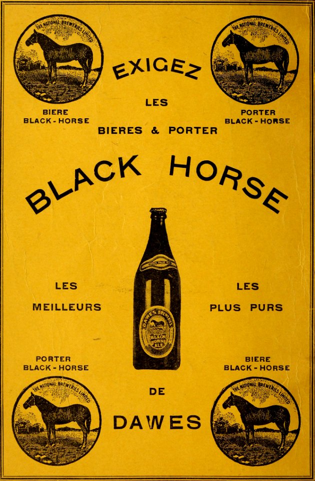Exigez les bières et porter Black Horse - Dawes photo