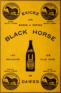 Exigez les bières et porter Black Horse - Dawes