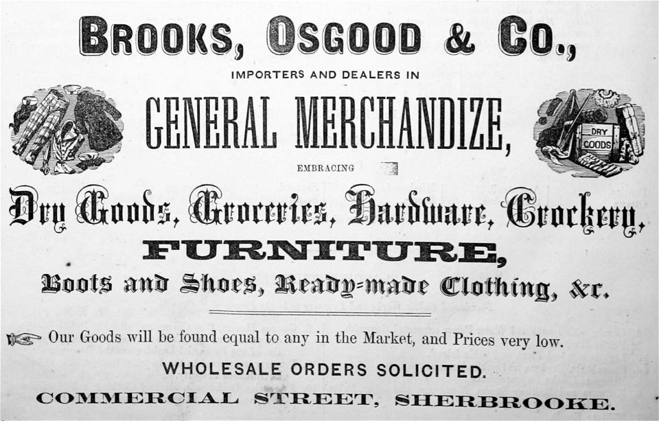 Brooks, Osgood & Co., General Merchandize