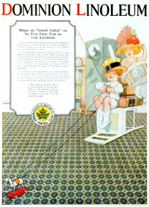 Dominium Linoleum - Dominium Oilcloth & Linoleum Co.