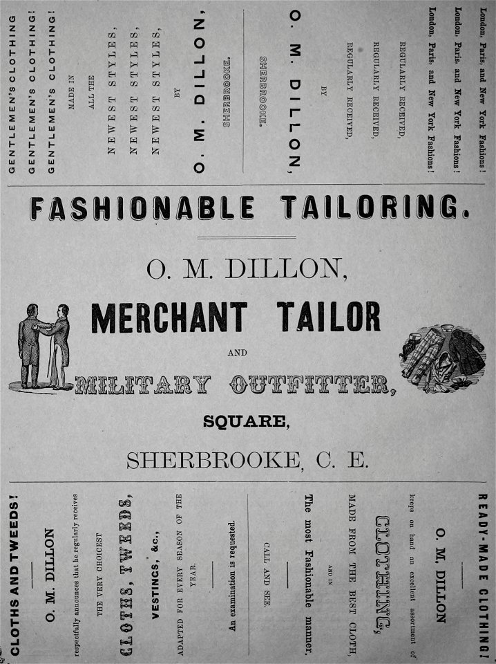 O. M. Dillon, Merchant Tailor
