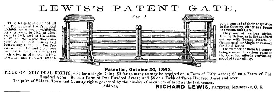 Lewis's Patent Gate