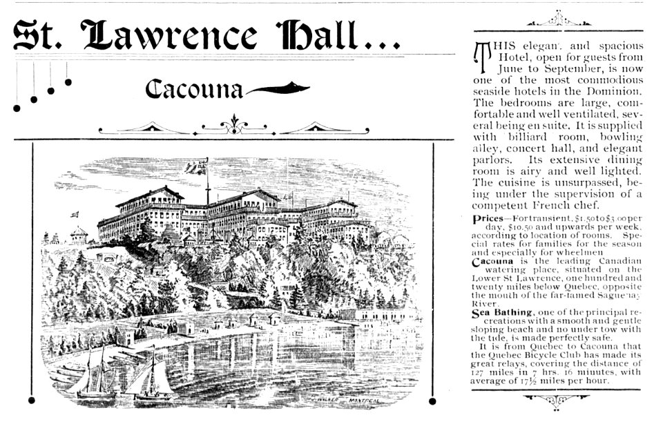 St. Lawrence Hall, Cacouna