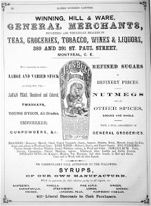 Winning, Hill & Ware, General Merchants