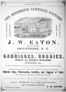 The Missisquoi Carriage Factory - J. W. Eaton