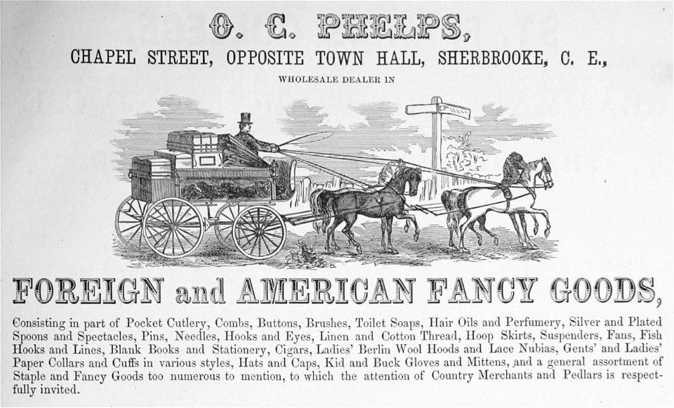 O. C. Phelps, Foreign and American Fancy Goods