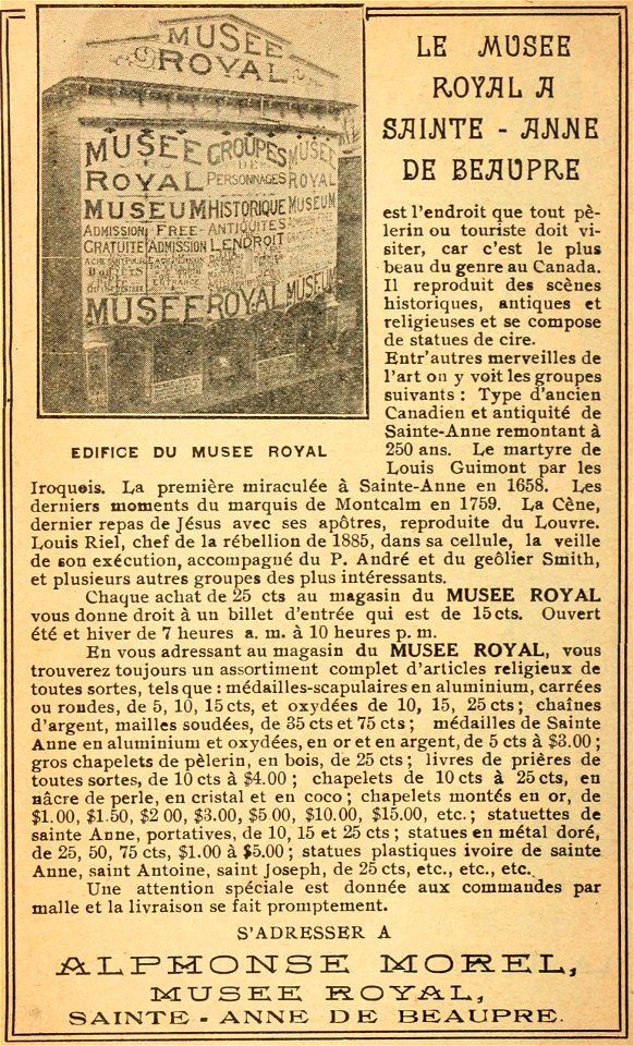 Le musée royal à Sainte-Anne-de-Beaupré