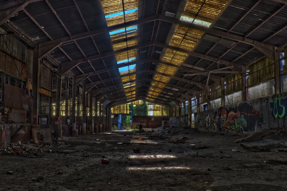 Abandoned old industry