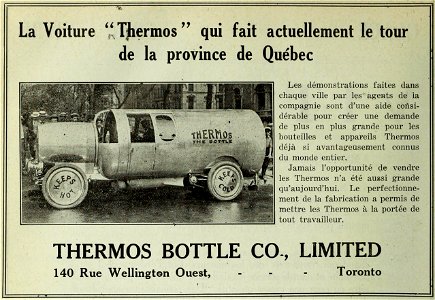 La voiture "Thermos" - Thermos Bottle Co. Limited
