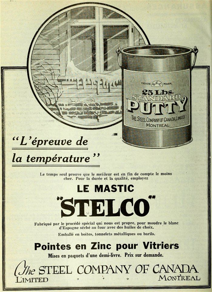 Le Mastic "Stelco" - The