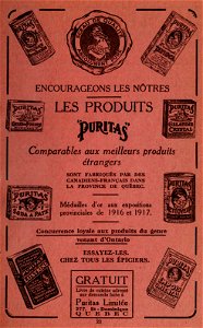 Les produits Puritas photo