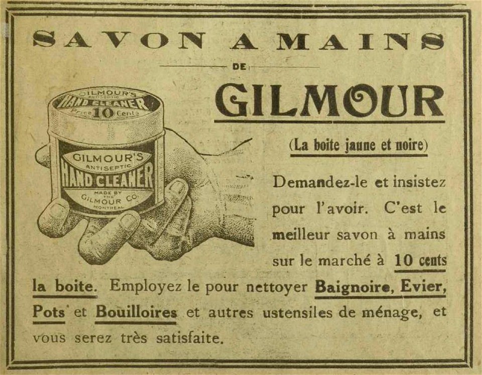 Savon à mains Gilmour
