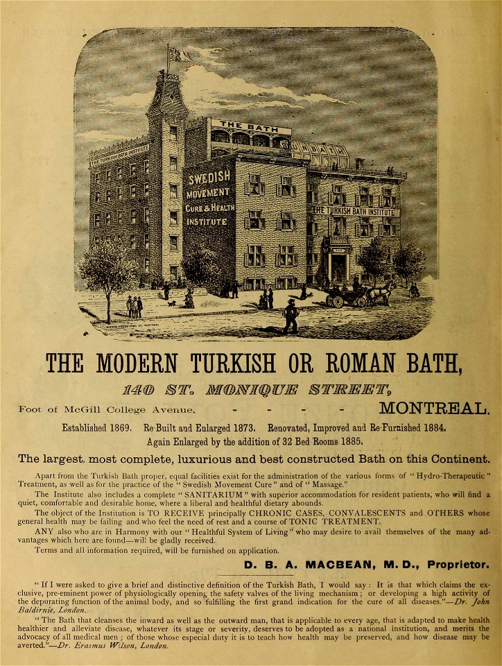 The Modern Turkish or Roman Bath