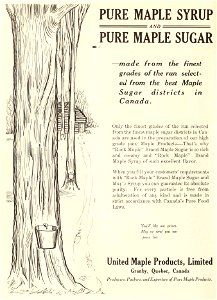 Pure Maple Syrup and Pure Maple Sugar - United Maple Products Limited