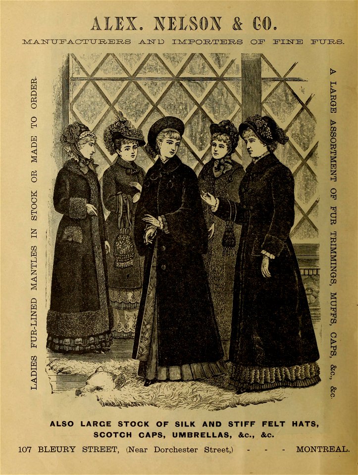 Alex. Nelson & Co, Manufacturers and Importers of Fine Furs