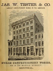 Jas. W. Tester & Co Steam Confectionery Works