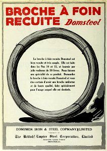 Broche à foin recuite Domsteel