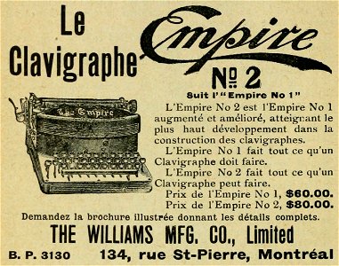 Le Clavigraphe Empire N°2 photo