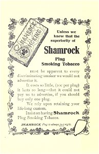 Shamrock Plug Smoking Tobacco