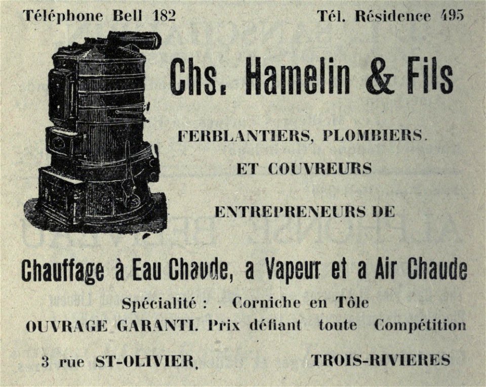 Charles Hamelin & Fils
