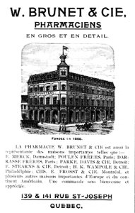 W. Brunet & Cie, Pharmaciens photo