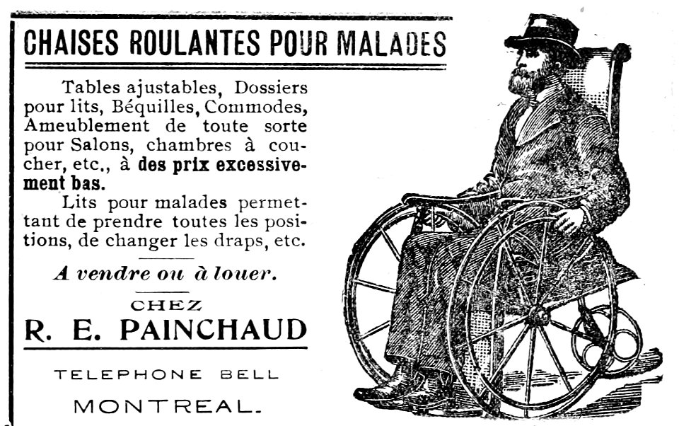 Chaises roulantes - R. E. Painchaud