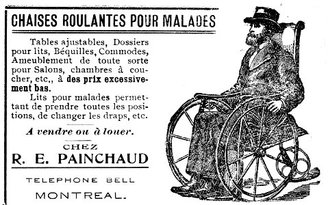 Chaises roulantes - R. E. Painchaud