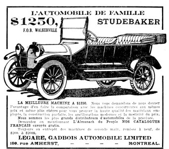 Studebaker - Légaré Gadbois Automobile