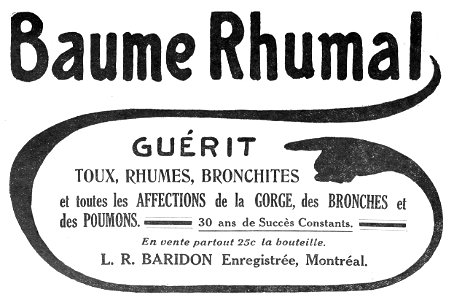 Baume Rhumal - L. R. Baridon