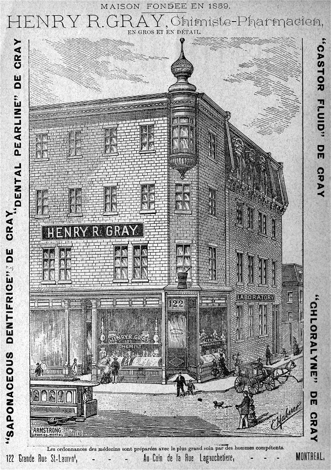 Henry R. Gray, Chimiste-Pharmacien