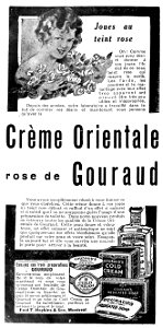 Crème Orientale rose de Gouraud photo