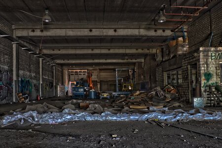 Abandoned old industry photo