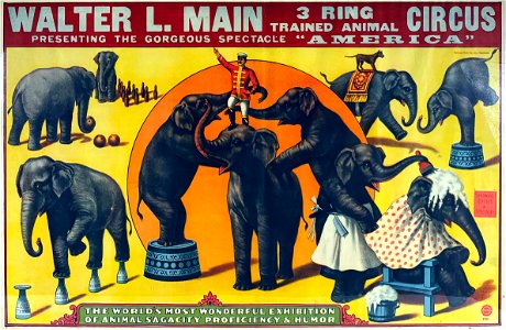 Walter L. Main Circus Poster
