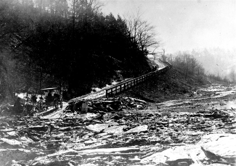 Trail On Osborn Hill Looking South Up The Trail, 1896