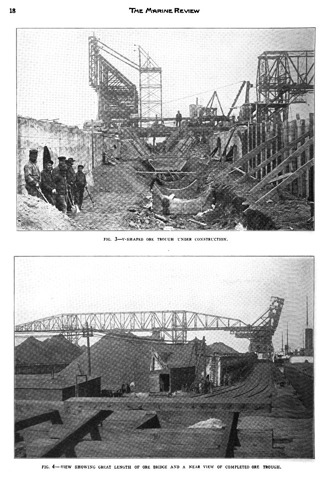 A late installation of ore handling machinery designed by Hoover & Mason