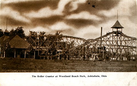 The Roller Coaster at Woodland Beach Park