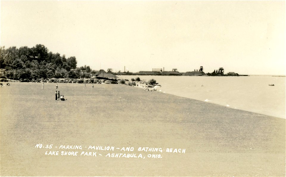 Parking, Pavilion, and Bathing Beach