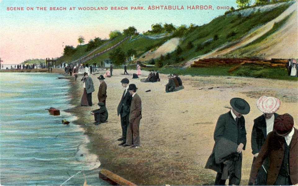 Scene On The Beach At Woodland Beach Park