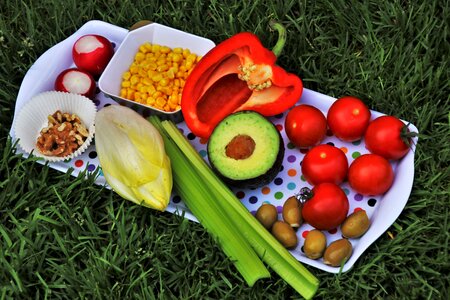 Dish colorful tasty
