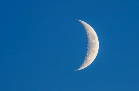 Evening sickle moonlight